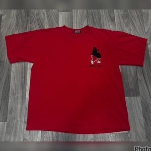 SIZE LARGE MENS VINTAGE FUBU PLATINUM FAT ALBERT INTEX HEAVY WEIGHT SHIRT